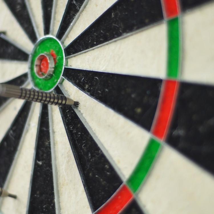 Dartsscheibe Bullseye